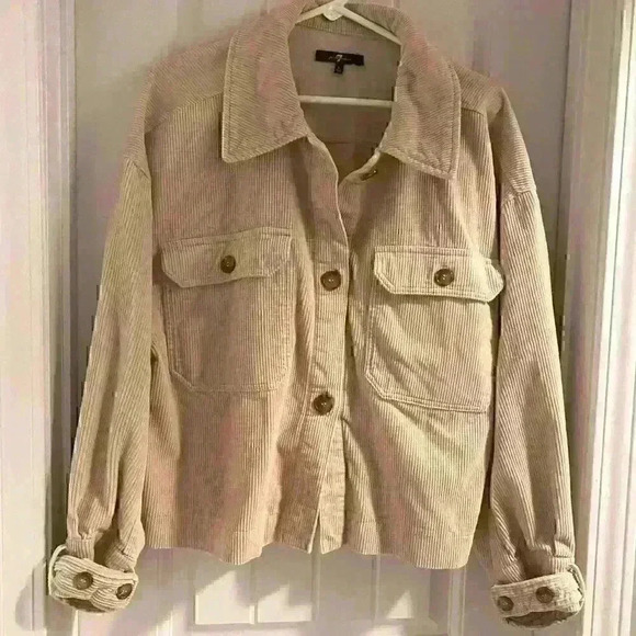 7 for all mankind corduroy jacket - Picture 1 of 3